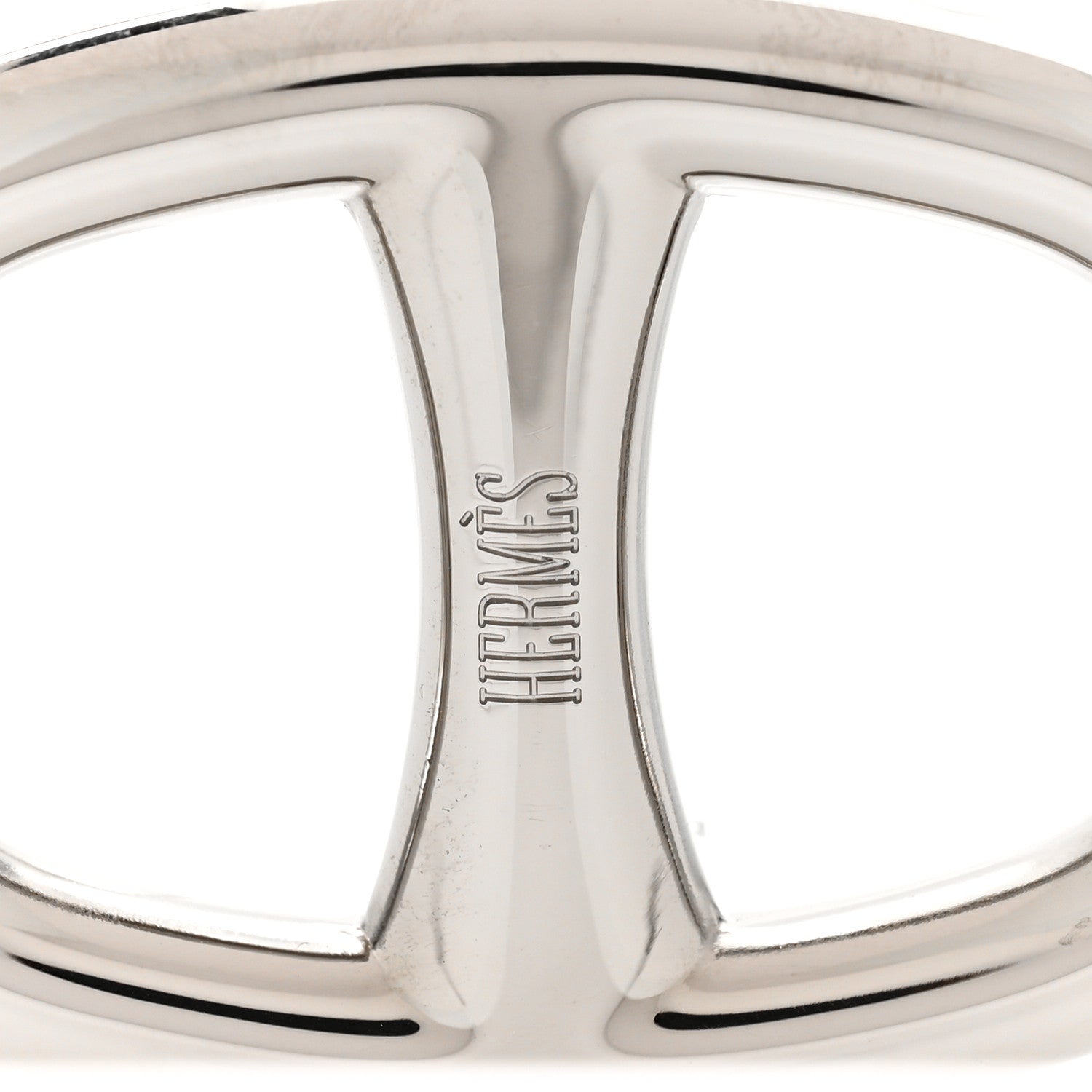 Hermes Palladium Chaine D'Ancre Scarf Ring 3 of 4
