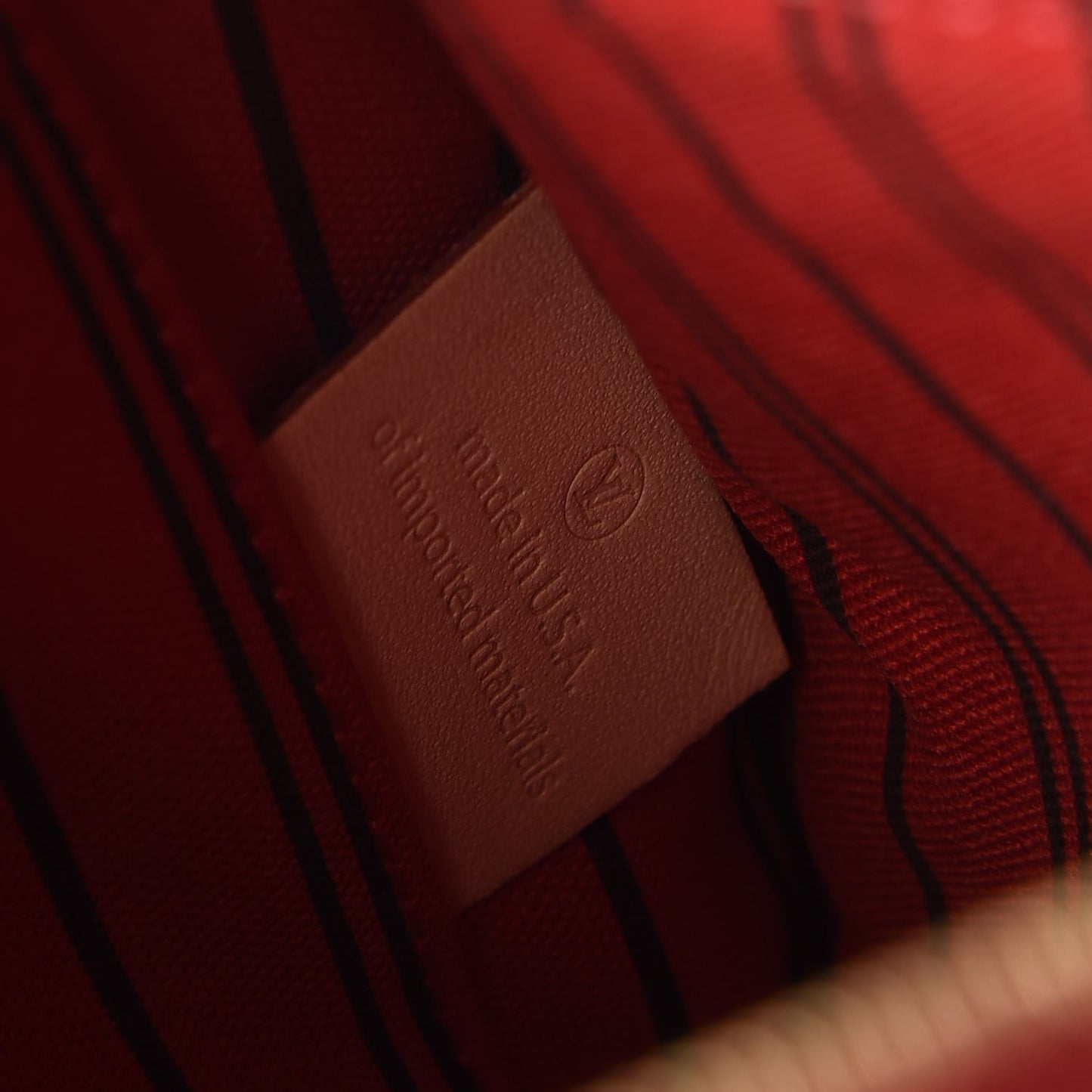 Monogram Neverfull MM GM Pochette Cherry