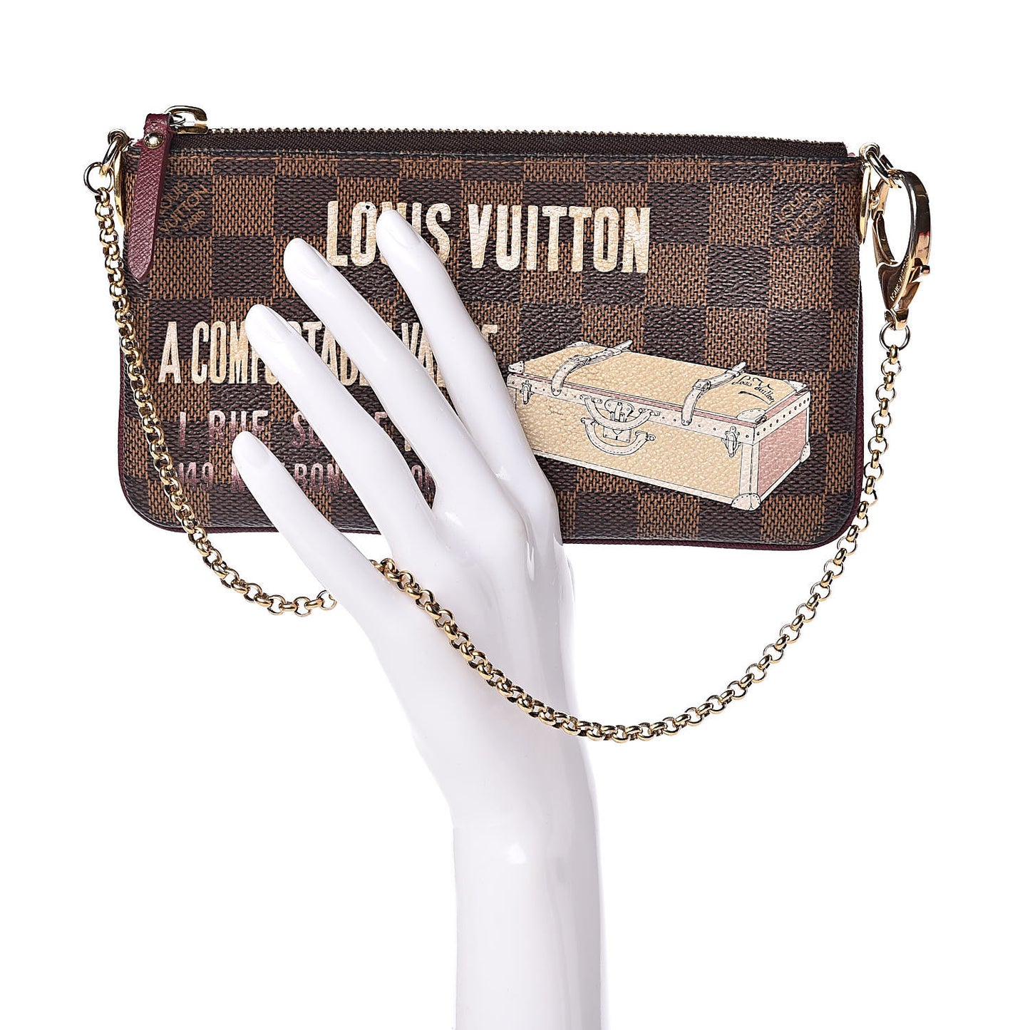 Damier Ebene Milla MM Trunk Pochette