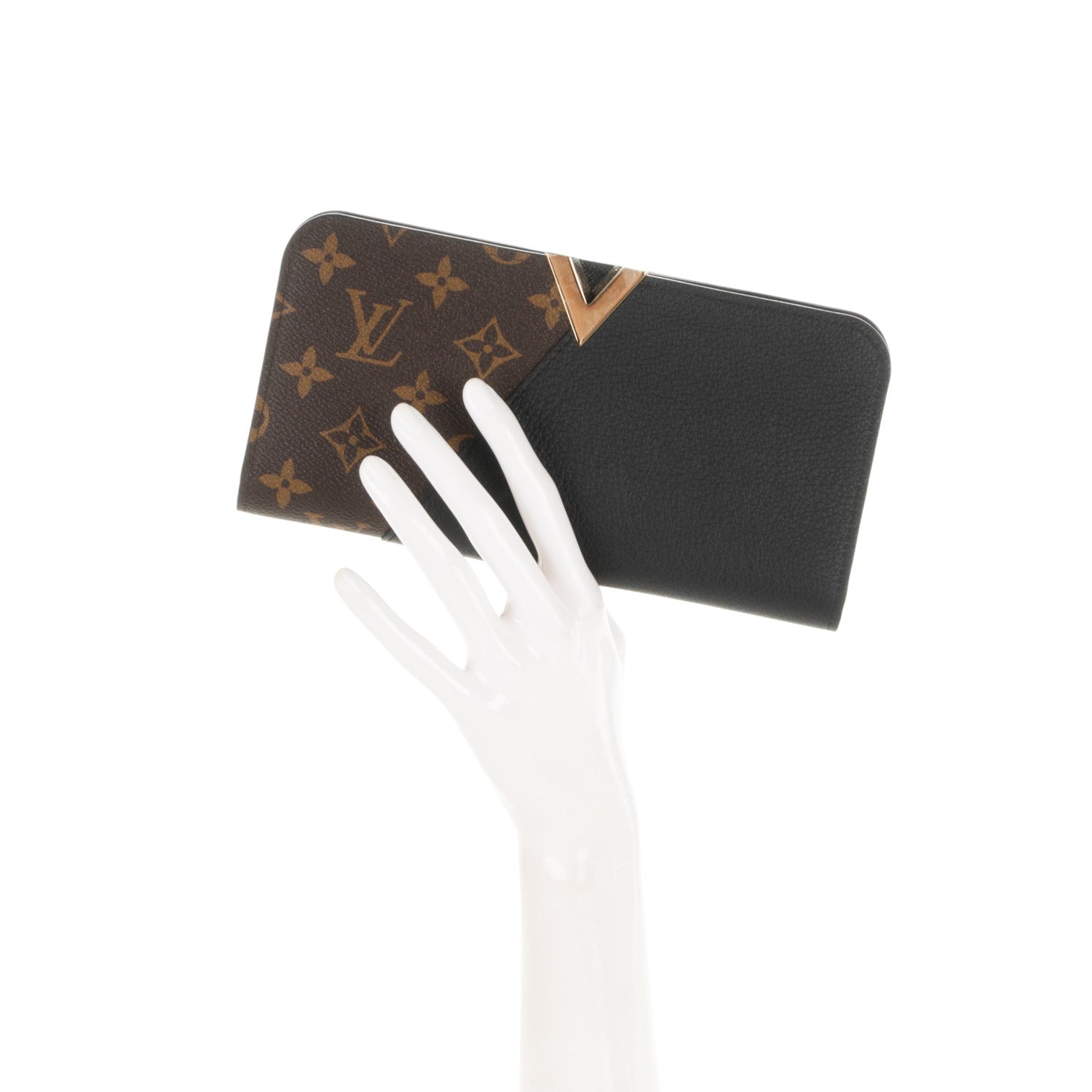 Louis Vuitton Monogram Monogram Kimono Wallet Black 2 of 6