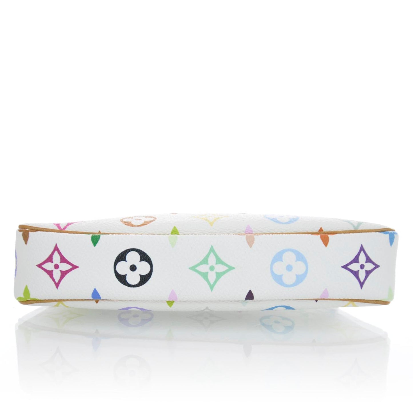 Monogram Multicolor Pochette Accessories White