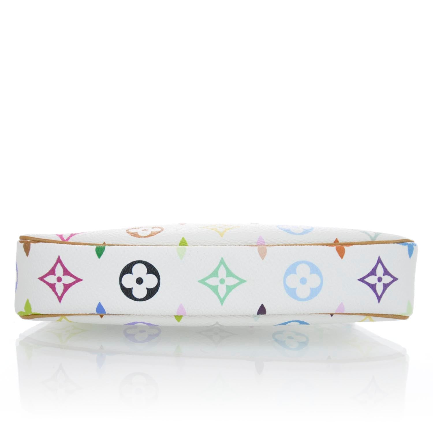 Louis Vuitton Monogram Multicolor Pochette Accessories White 4 of 10
