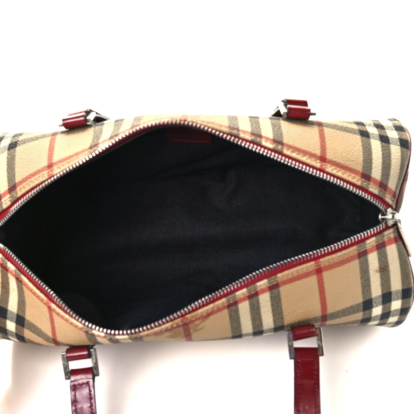 Haymarket Check Barrel Bag Brown
