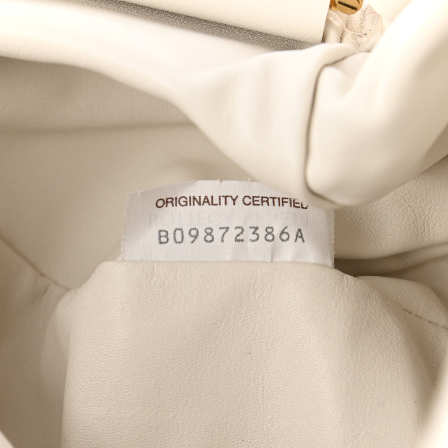 Bottega Veneta Calfskin Teen Pouch White 7 of 8