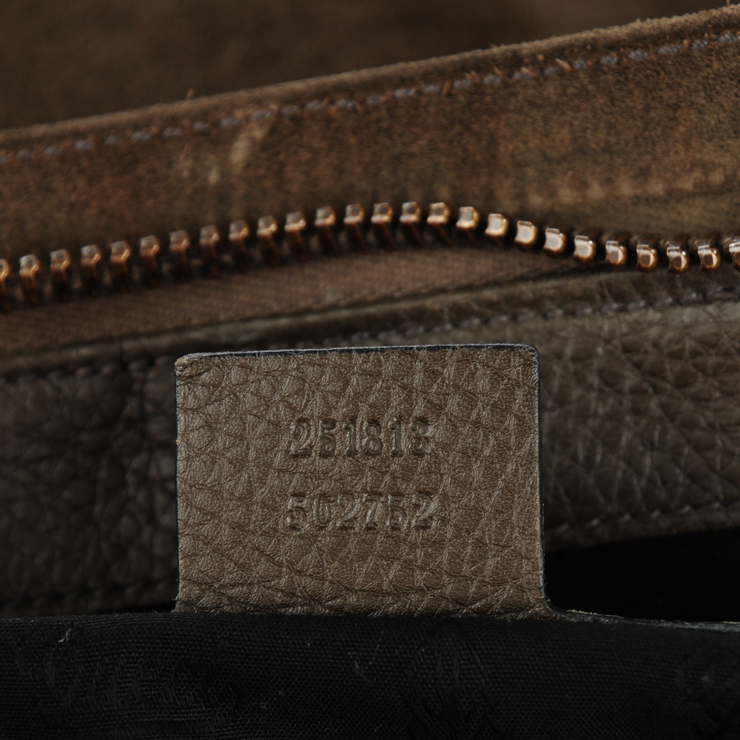 Gucci Suede Medium 1973 Top Handle Satchel Olive 7 of 7