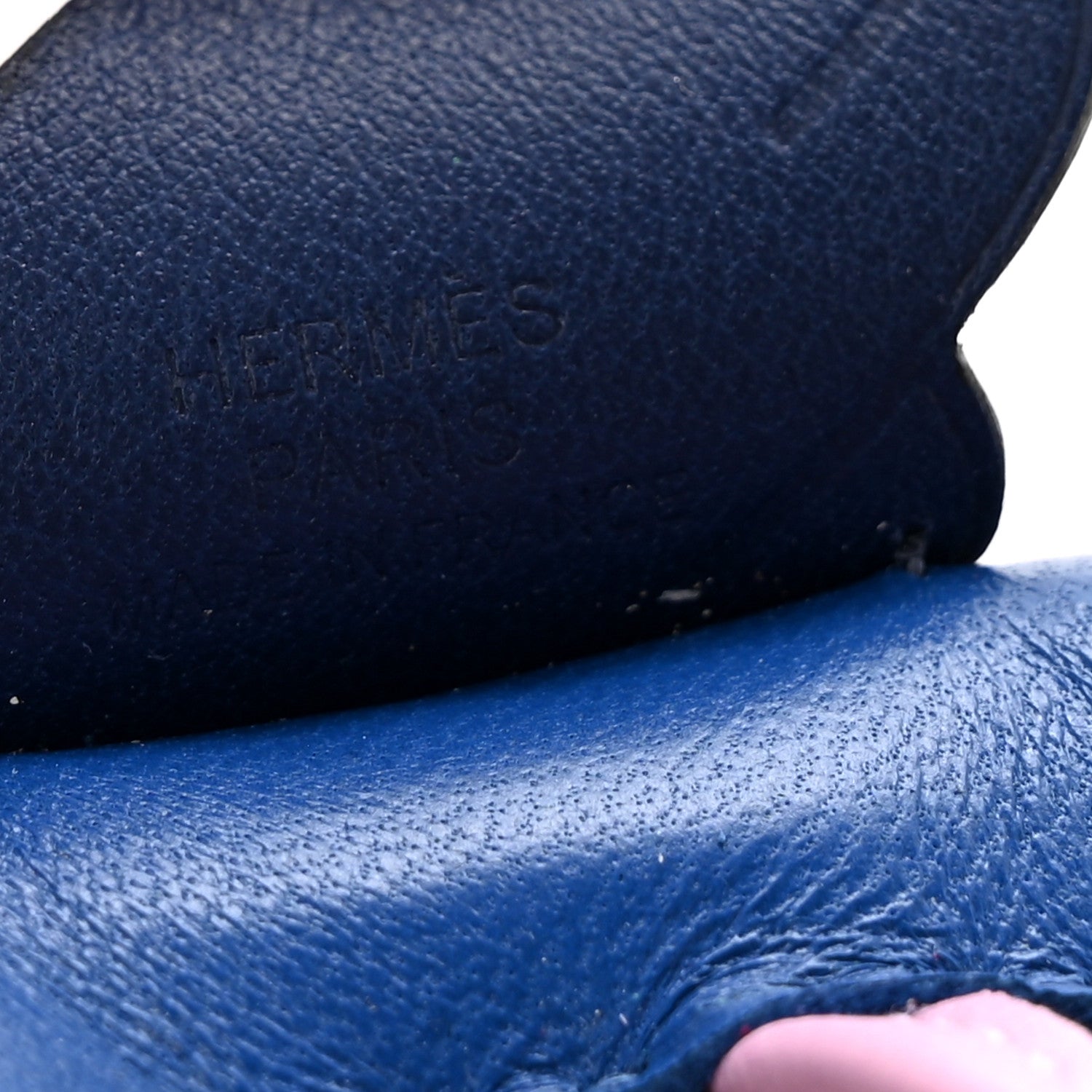 Hermes Milo Lambskin Grigri Rodeo Pegase Horse Bag Charm PM Bleu France Mauve Sylvestre Bleu Saphir 3 of 6