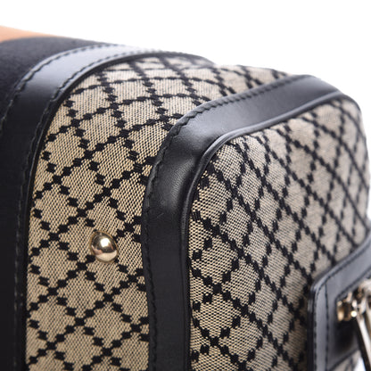 Gucci Diamante Vintage Web Small Boston Black 10 of 12
