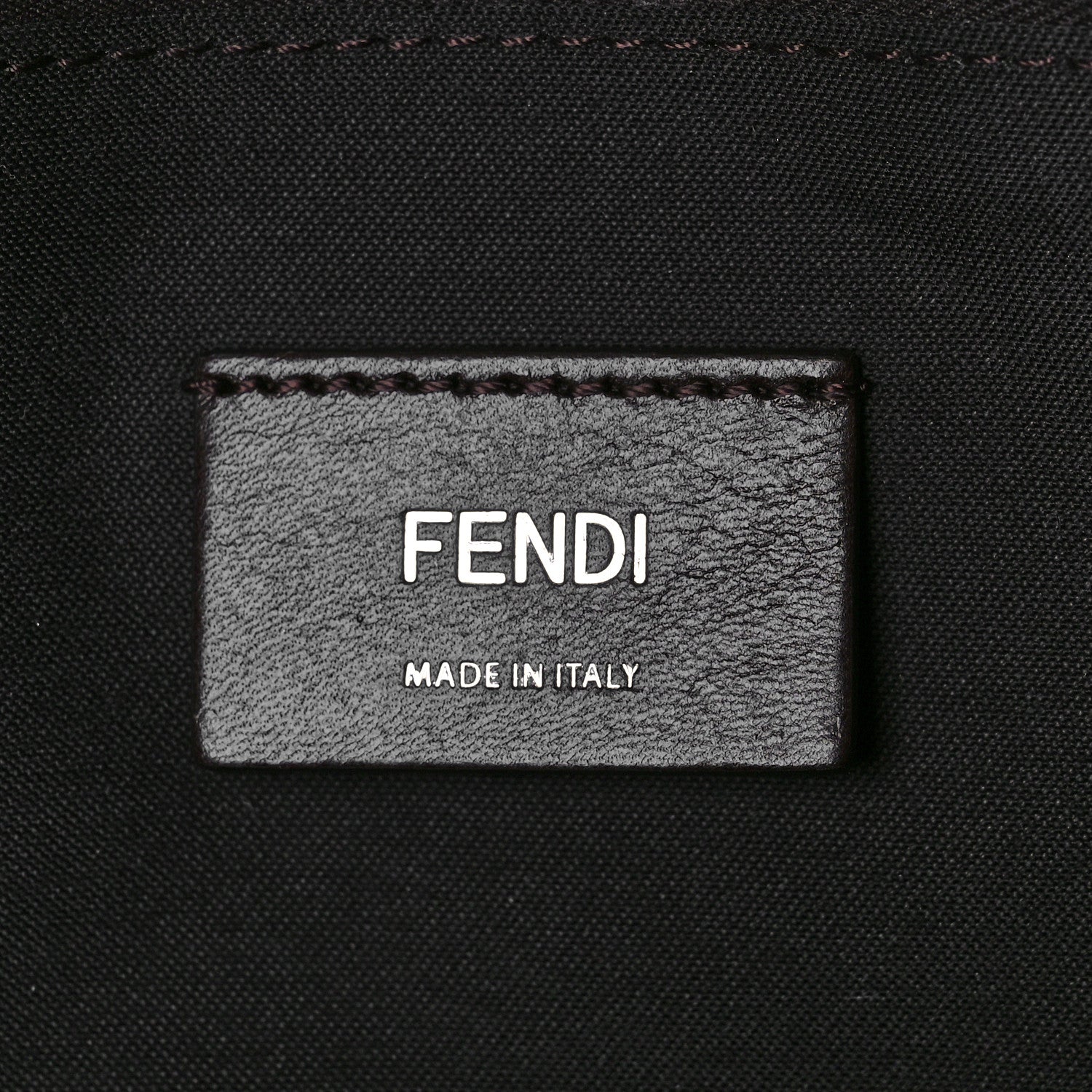 Fendi Glazed Fabric Vitello King FF 1974 Diagonal Pouch Pocket Backpack Tobacco Moro Cuoio 6 of 8