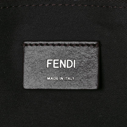 Fendi Glazed Fabric Vitello King FF 1974 Diagonal Pouch Pocket Backpack Tobacco Moro Cuoio 6 of 8