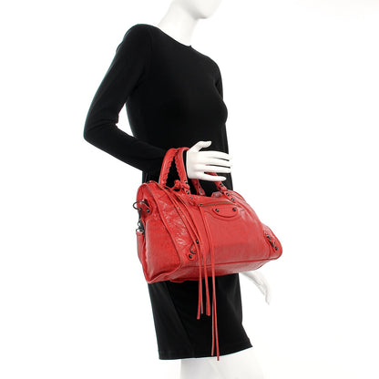 Balenciaga Agneau Classic Hardware City Rouge Cardinal 3 of 8
