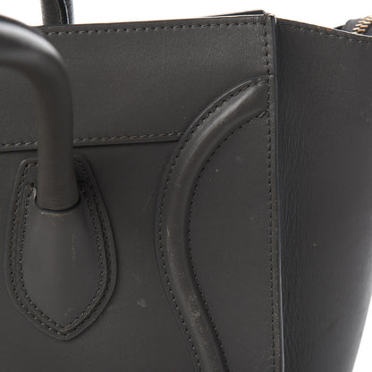 Celine Smooth Calfskin Mini Luggage Smoke 14 of 30