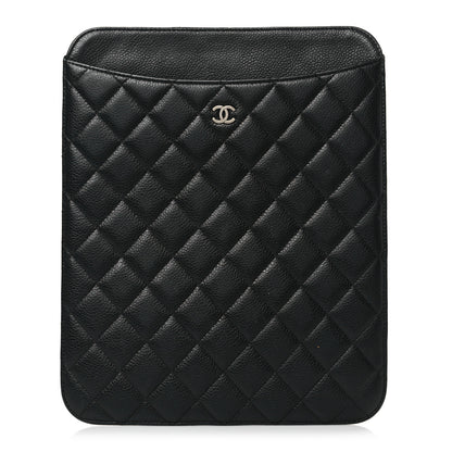 Chanel Caviar Quilted iPad Case Black 1 of 9
