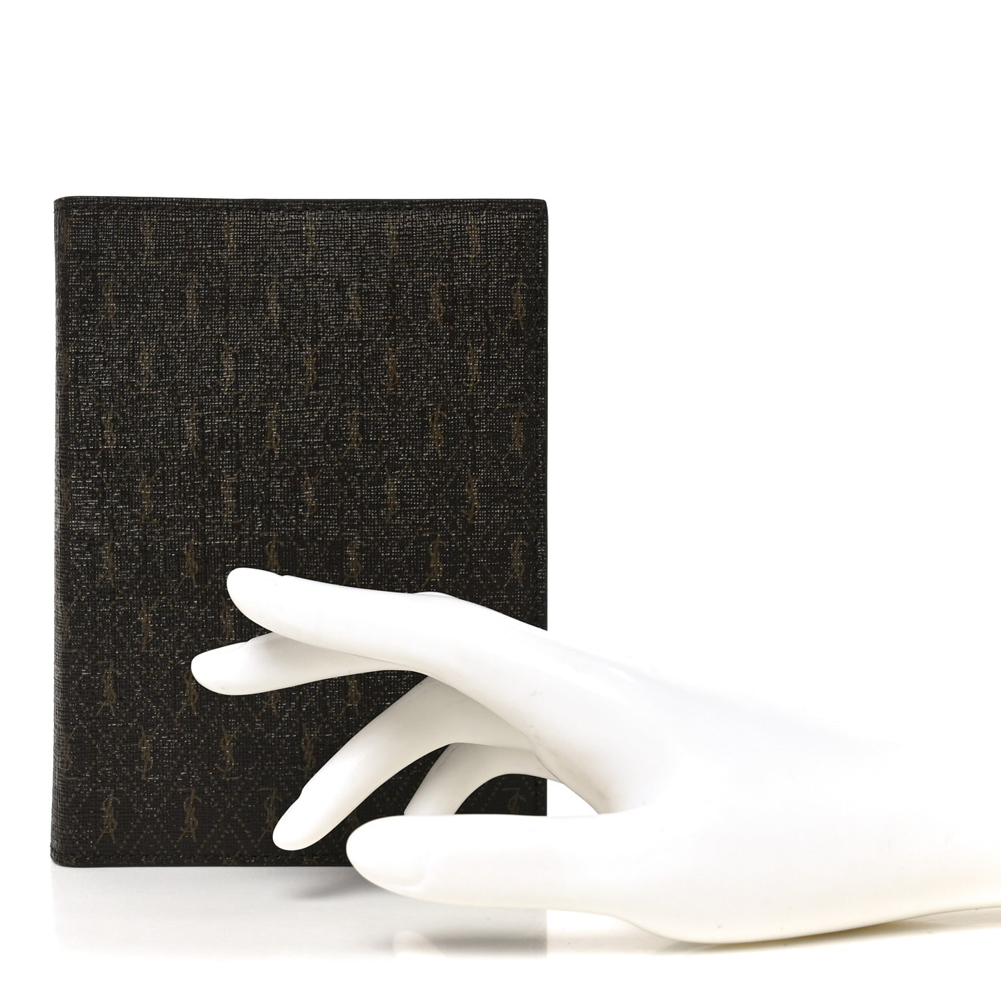 Classic Toile Monogram A6 Agenda Sleeve Chocolate Kaki