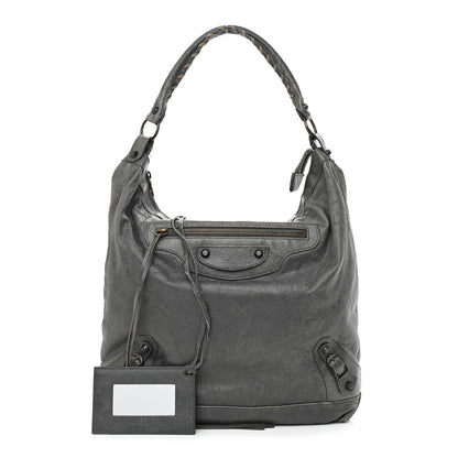 Balenciaga Agneau Classic Hardware Day Hobo Anthracite 1 of 14