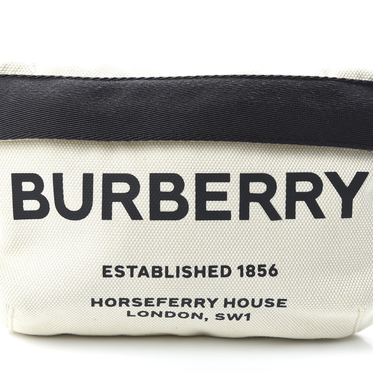 Burberry Canvas Horseferry Print Medium Sonny Bum Bag Natural Black 9 of 9