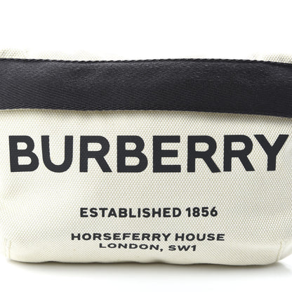 Burberry Canvas Horseferry Print Medium Sonny Bum Bag Natural Black 9 of 9