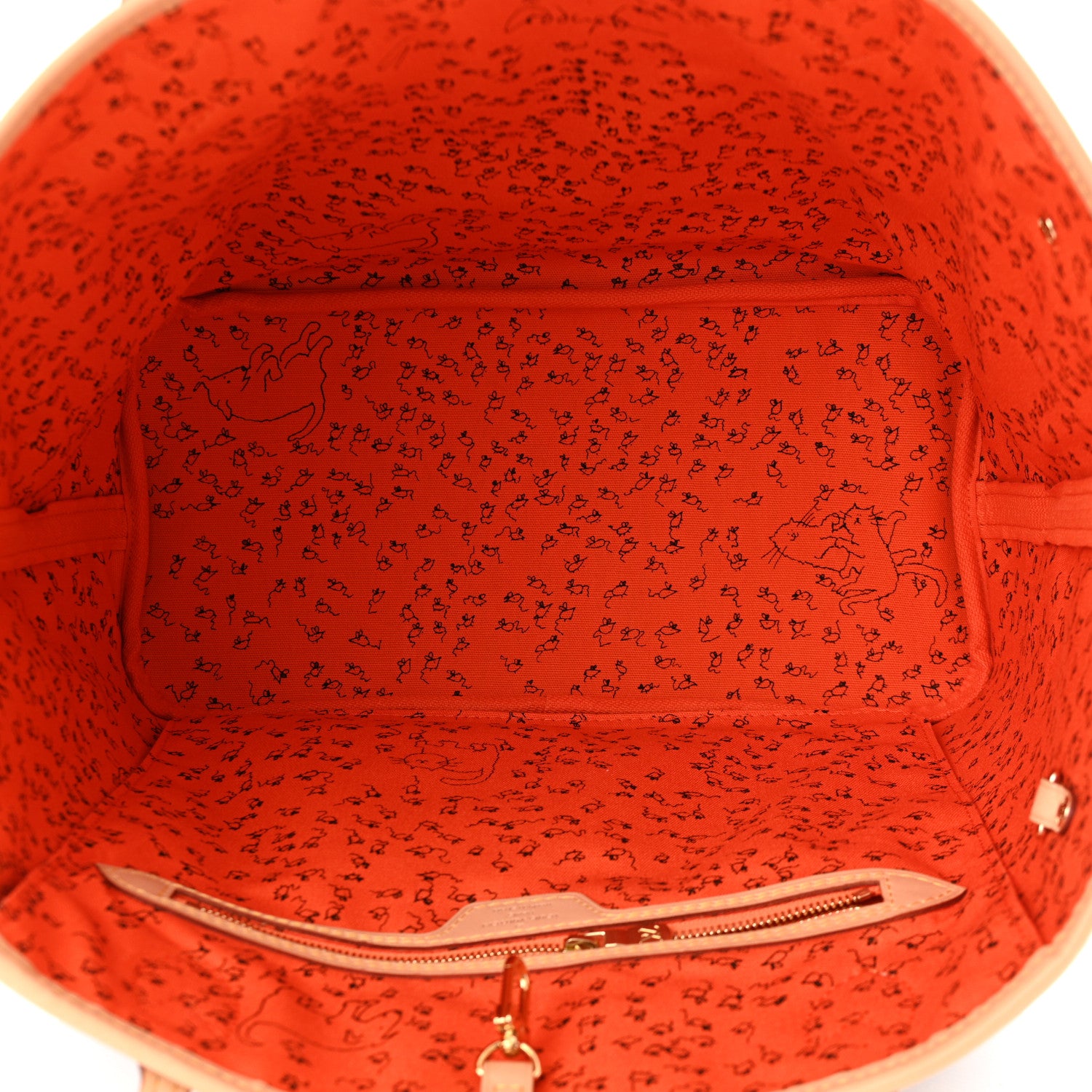 Louis Vuitton Catogram Neverfull MM Marron 6 of 11