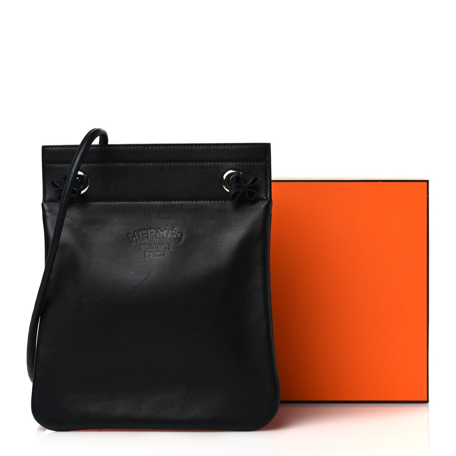 Hermes Milo Lambskin Swift Mini Aline Black 11 of 11