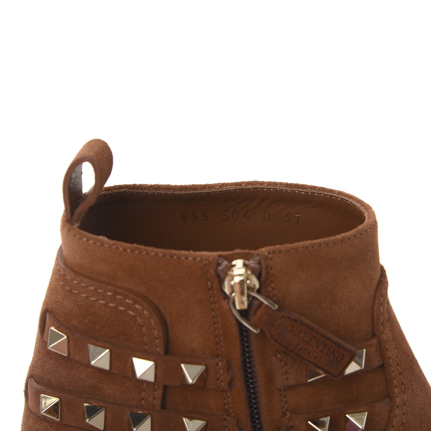 Suede Rockstud Double Buckle 50mm Cowboy Ankle Boots 37 Selleria