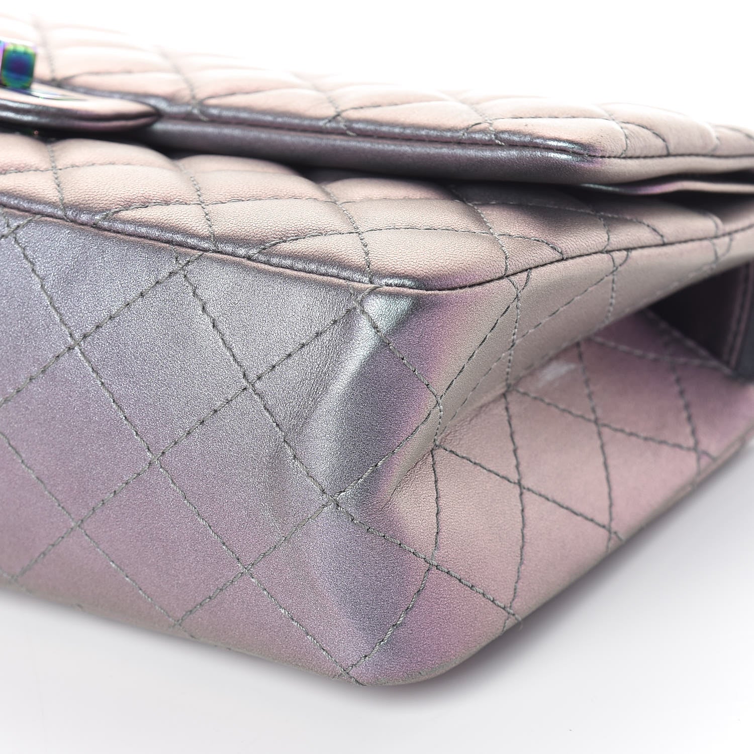 Chanel Iridescent Lambskin Quilted 2.55 Reissue 226 Flap Light Purple 10 of 12