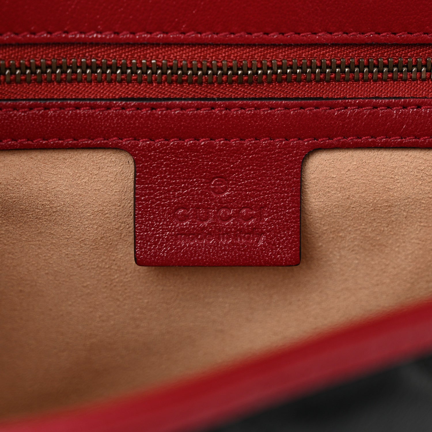 Gucci Vintage Effect Calfskin Matelasse Diagonal Small Torchon GG Marmont Shoulder Bag Black Romantic Cherry 6 of 10