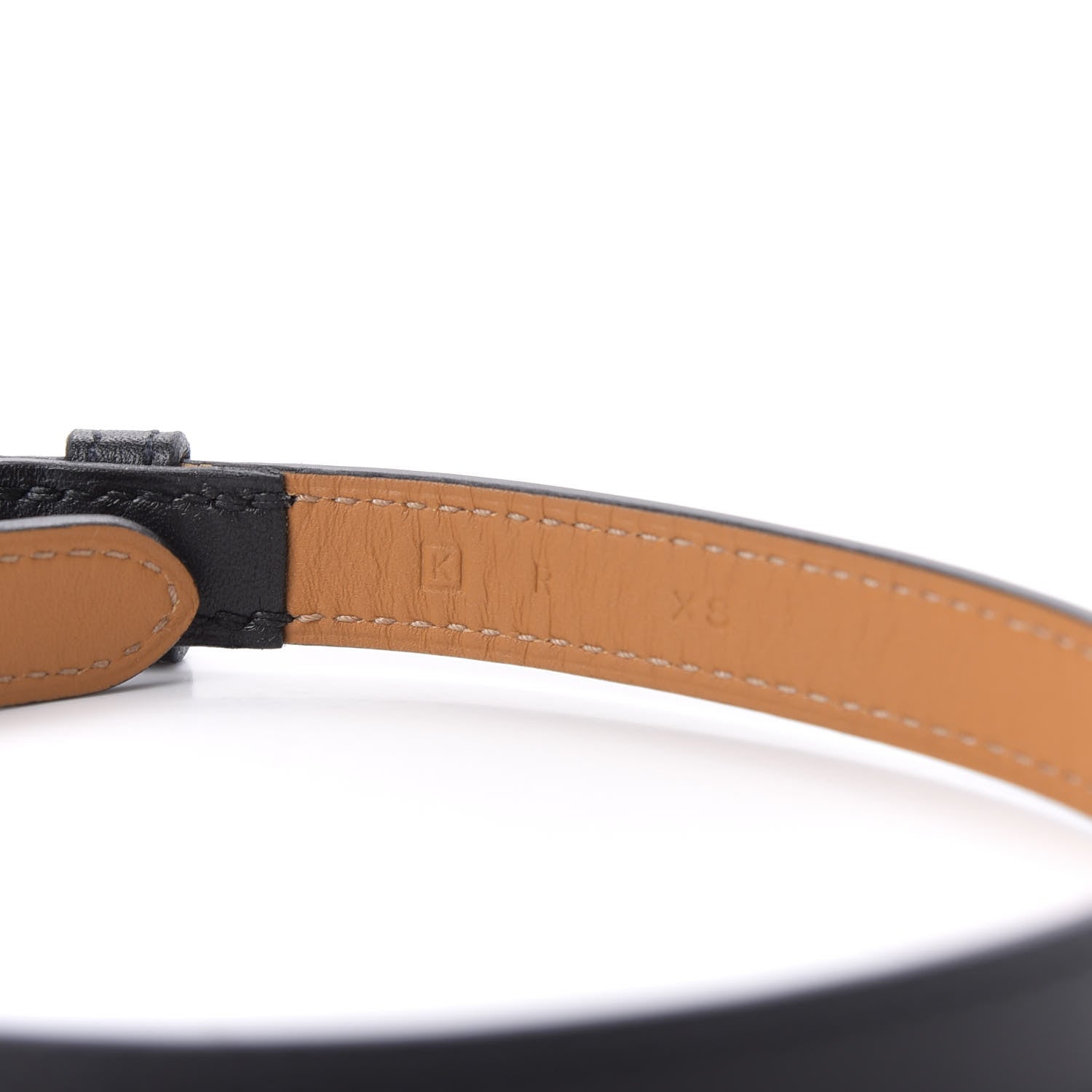 Hermes Chamonix Etriviere Double Tour Bracelet XS Black 4 of 5