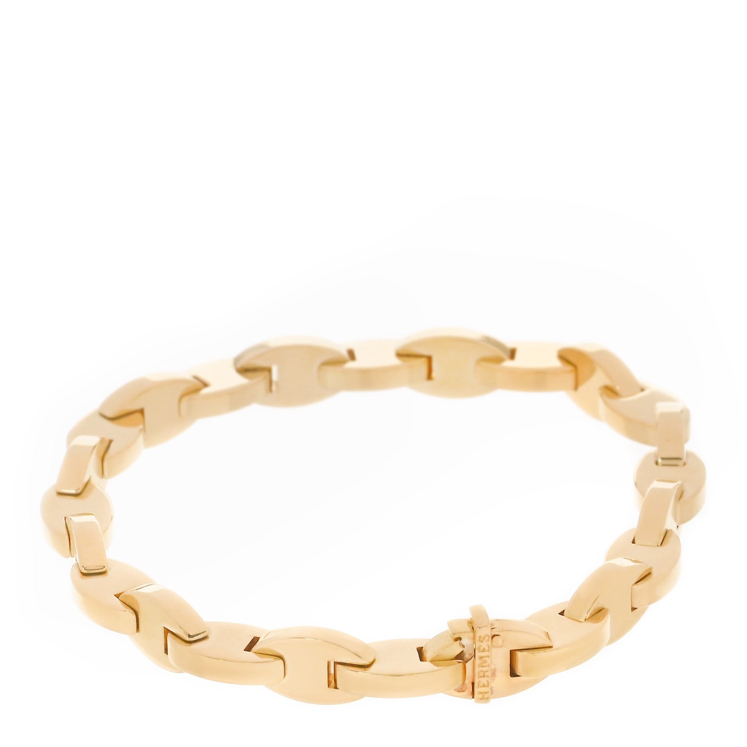 Hermes 18K Yellow Gold Marine Link Bracelet 2 of 4