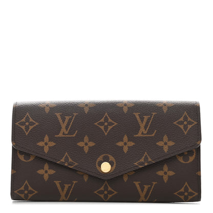 Louis Vuitton Monogram Sarah Wallet NM Rose Ballerine 1 of 7