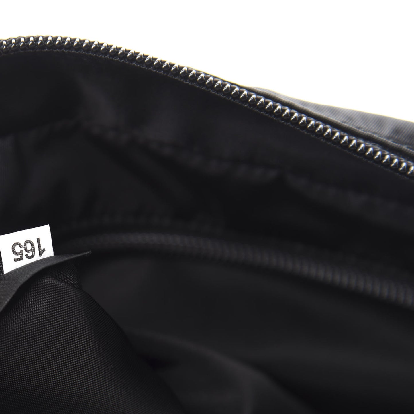 Nylon Tessuto Messenger Bag Black