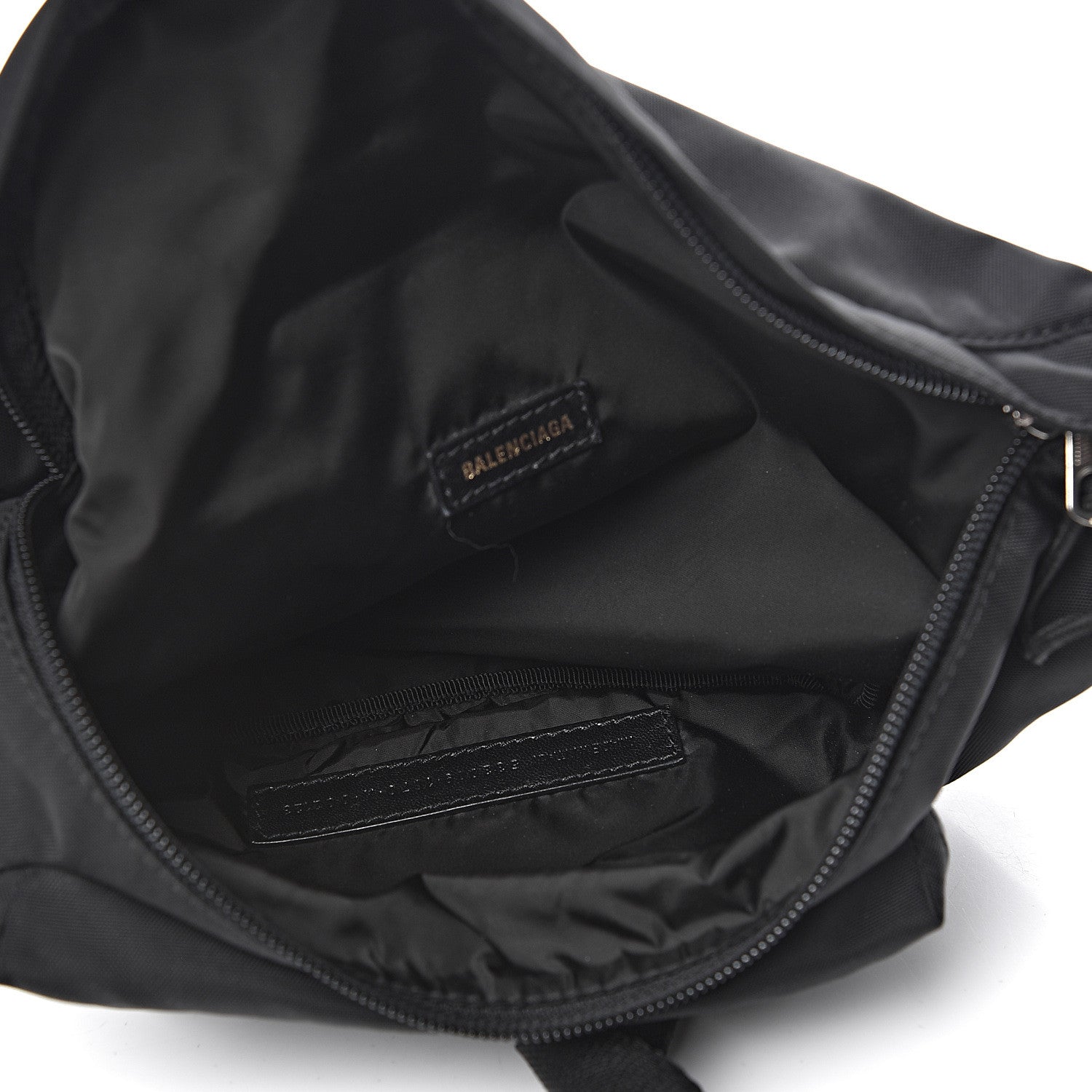 Balenciaga Textured Sport Nylon Logo Embroidered Wheel Beltpack Black 5 of 10
