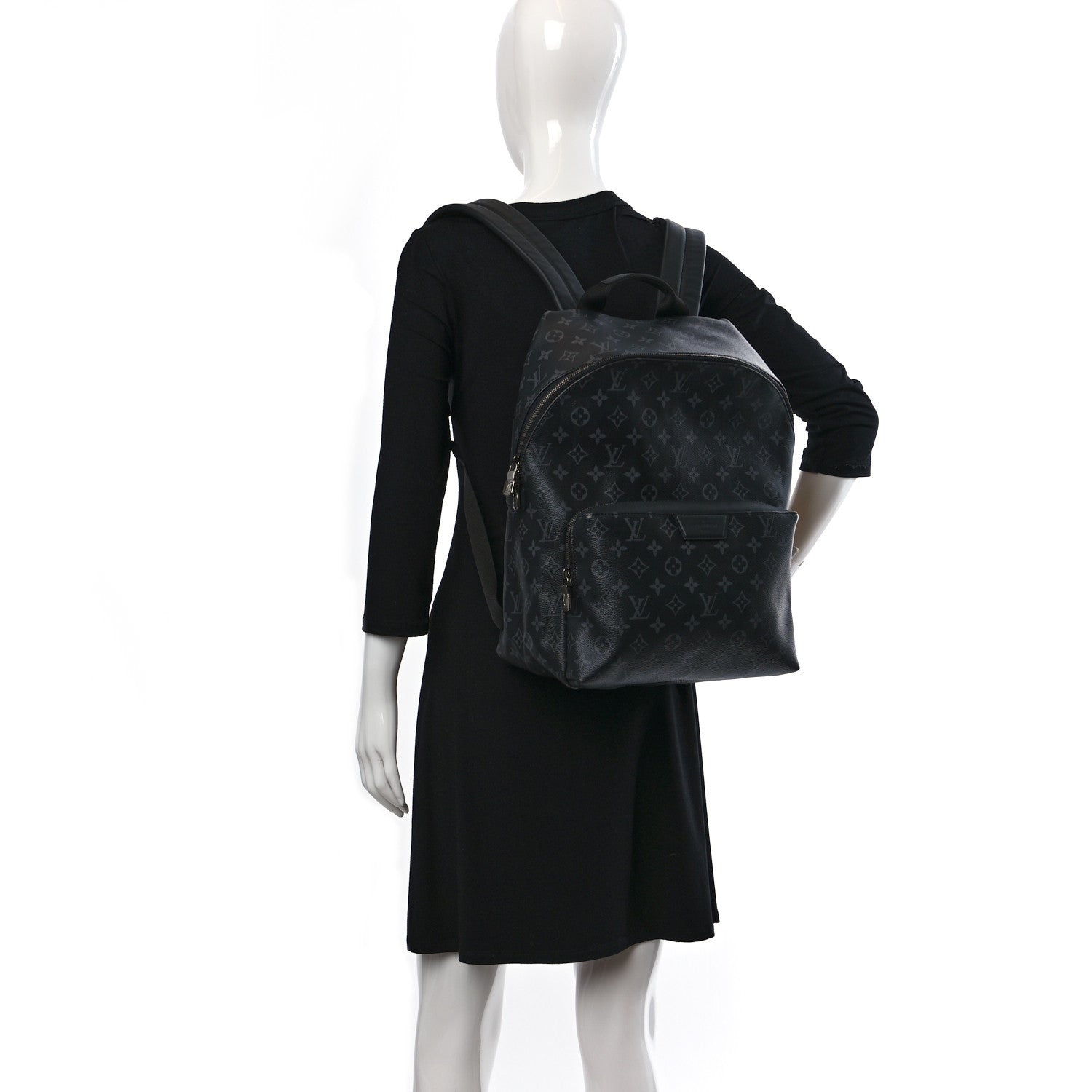 Louis Vuitton Monogram Eclipse Discovery Backpack PM 2 of 8