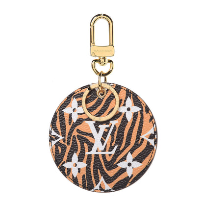 Louis Vuitton Monogram Giant Jungle Bag Charm Key Holder Black 1 of 6