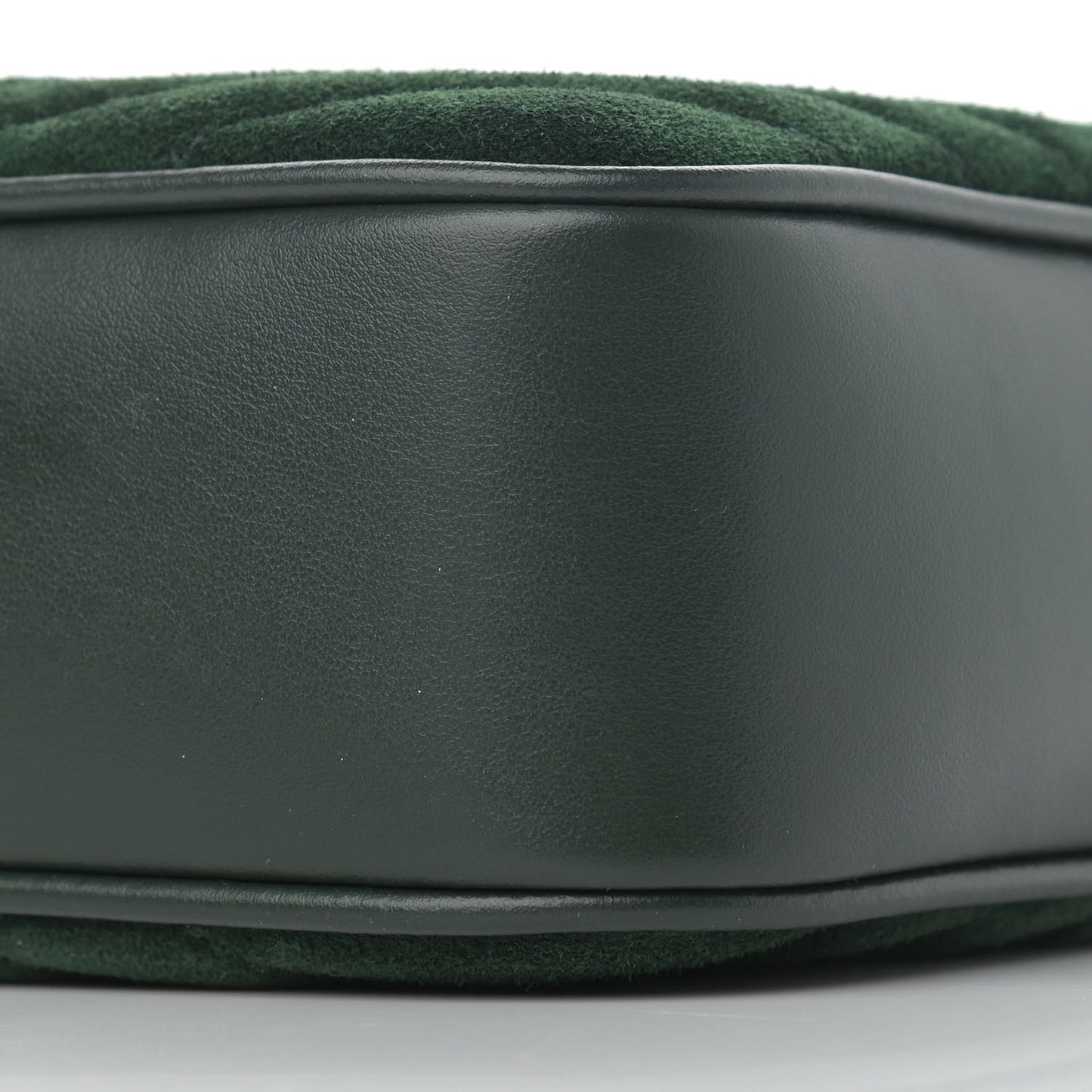 Suede Calfskin Monogram Lou Camera Bag Vert Fonce