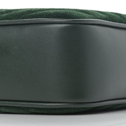 Saint Laurent Suede Calfskin Monogram Lou Camera Bag Vert Fonce 10 of 10