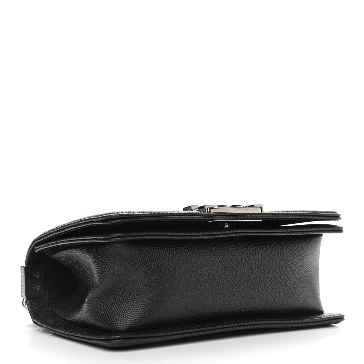 Chanel Caviar Chevron Quilted Small Boy Flap Black 4 of 9