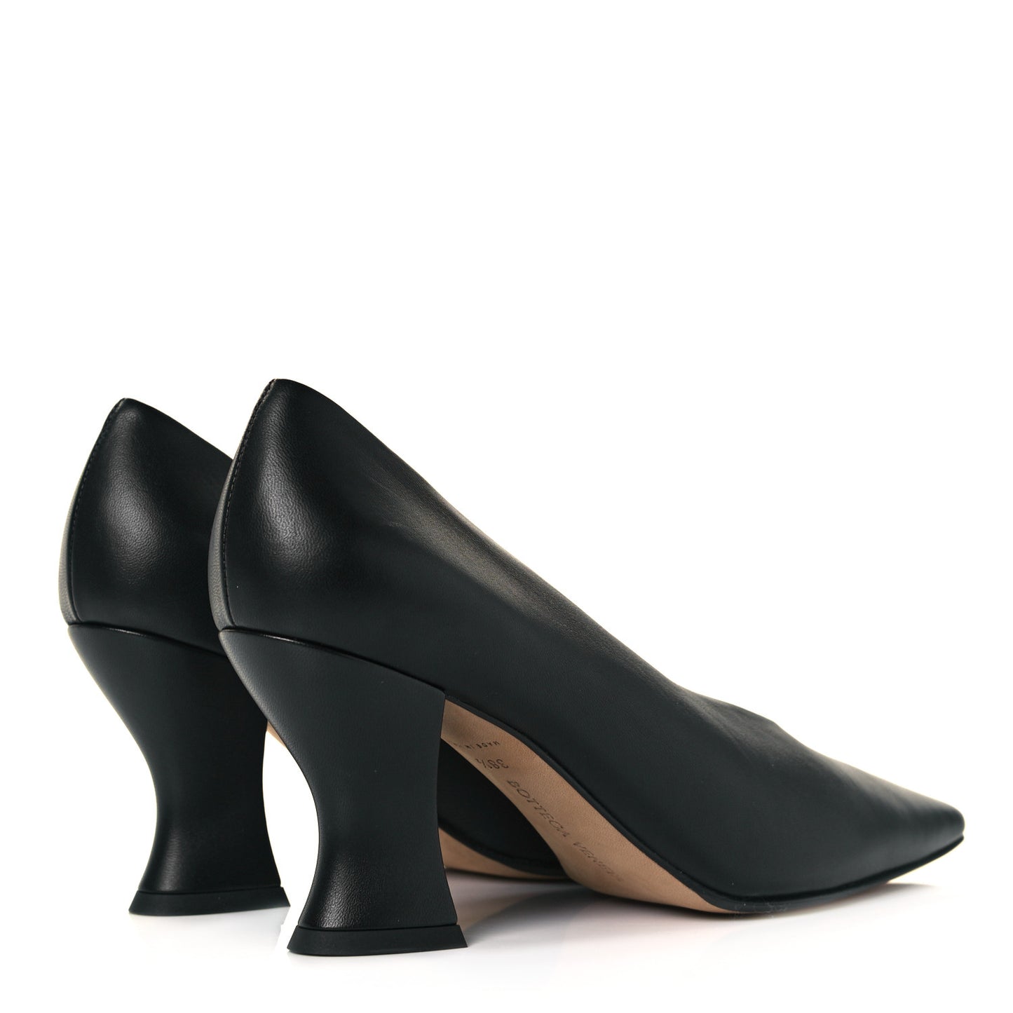 Nappa Almond Pumps 38.5 Black
