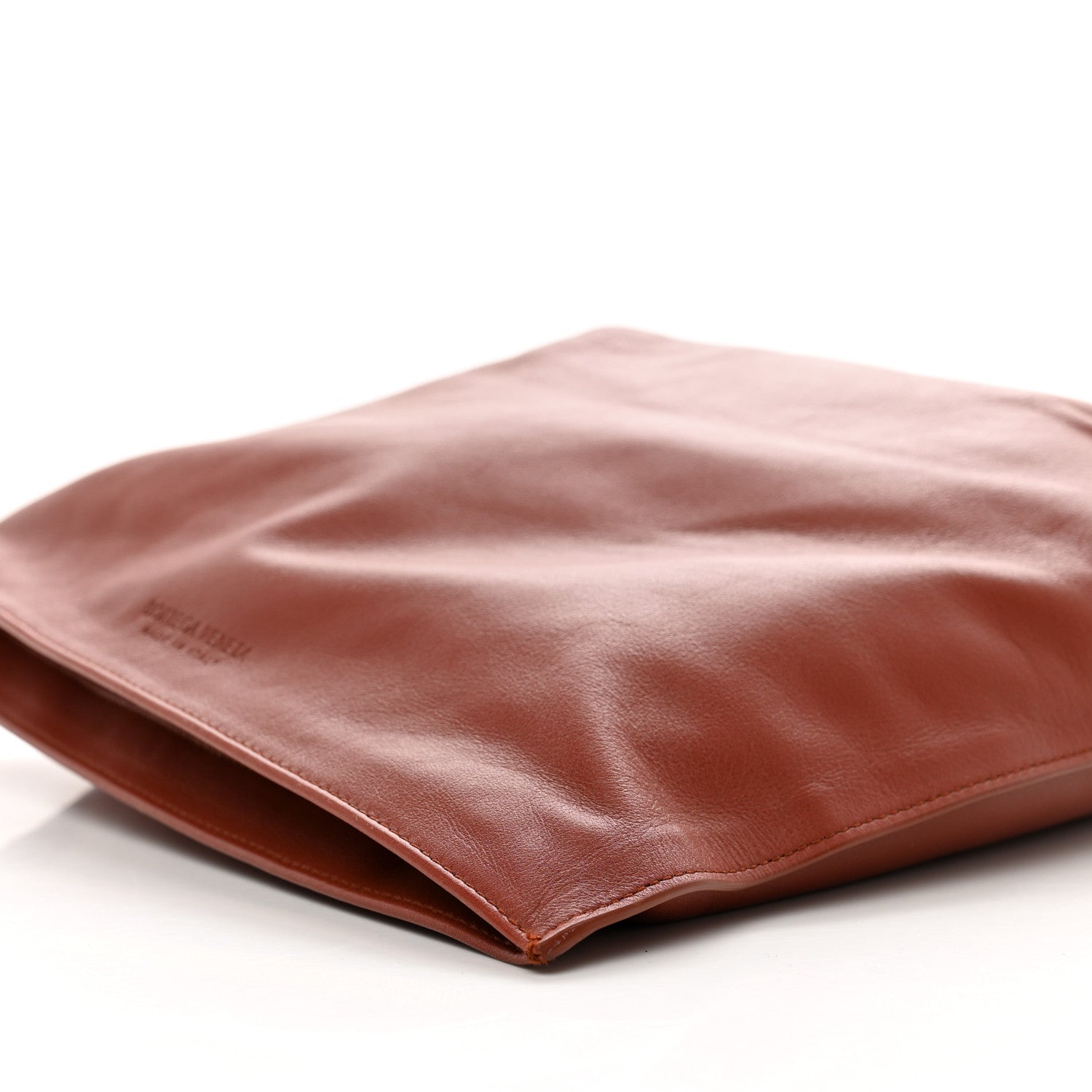 Bottega Veneta Supple Calfskin BV Twist Rust 9 of 9