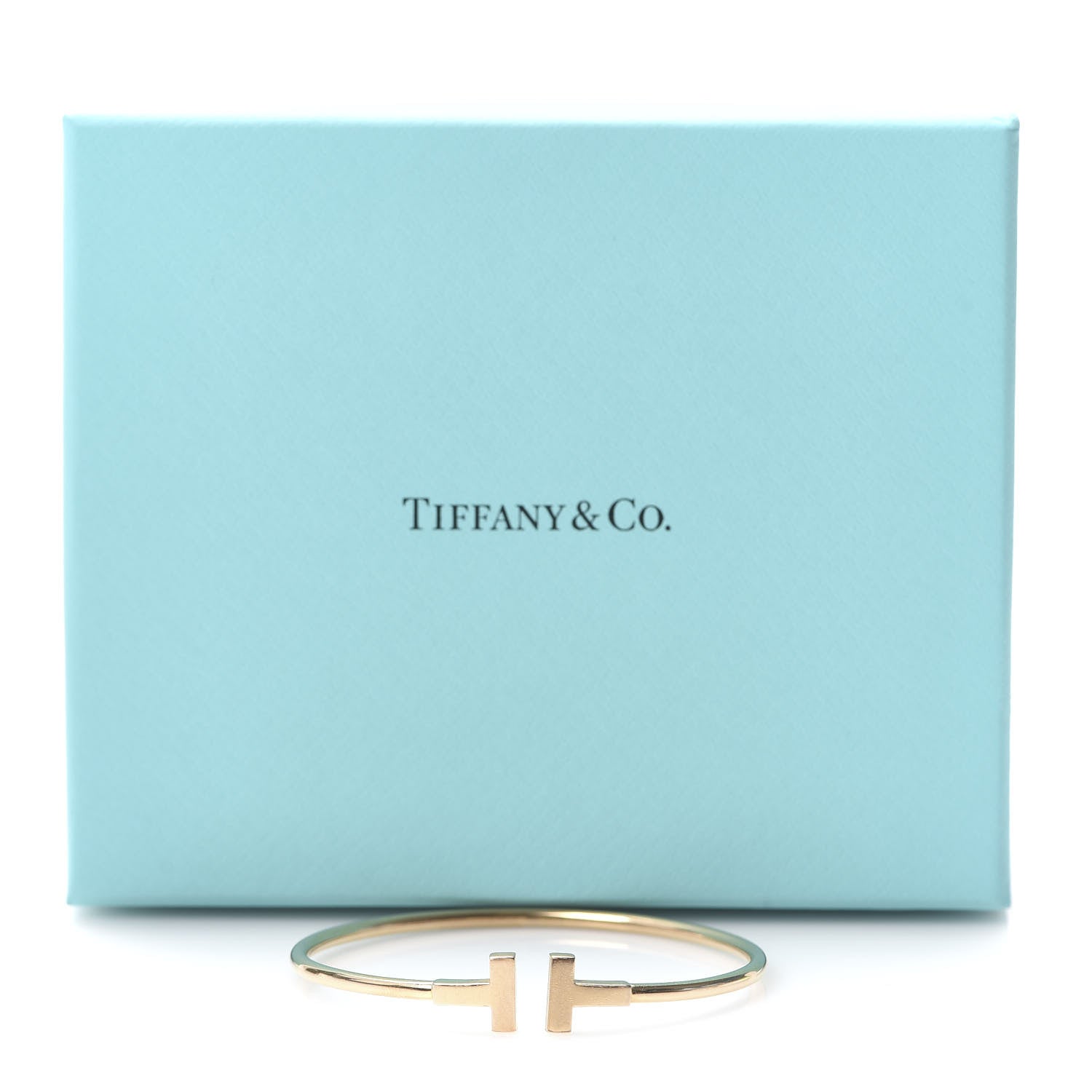 Tiffany 18K Rose Gold T Wire Bracelet 5 of 5