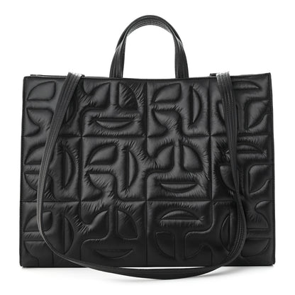Telfar x MOOSE KNUCKLES Nylon Quilted Large Shopping Bag Black 1 of 10