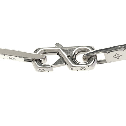 Louis Vuitton Metal Monogram Tied Up Necklace Silver 4 of 6