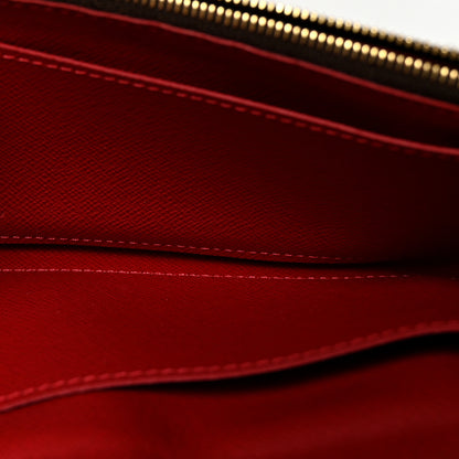 Louis Vuitton Damier Ebene Caissa Wallet Cherry 5 of 7