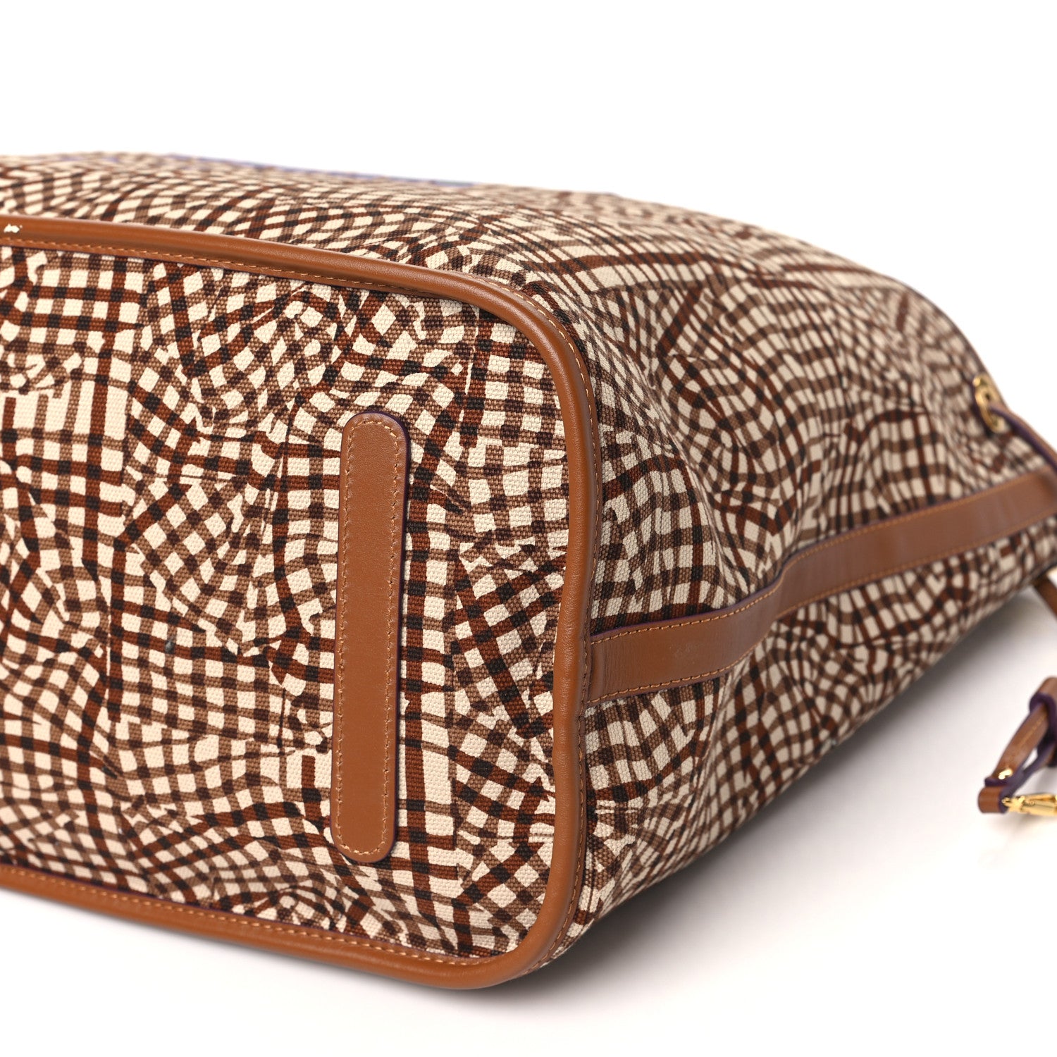 MCM Visetos Large Liz Reversible Shopper Tote Cognac 14 of 15