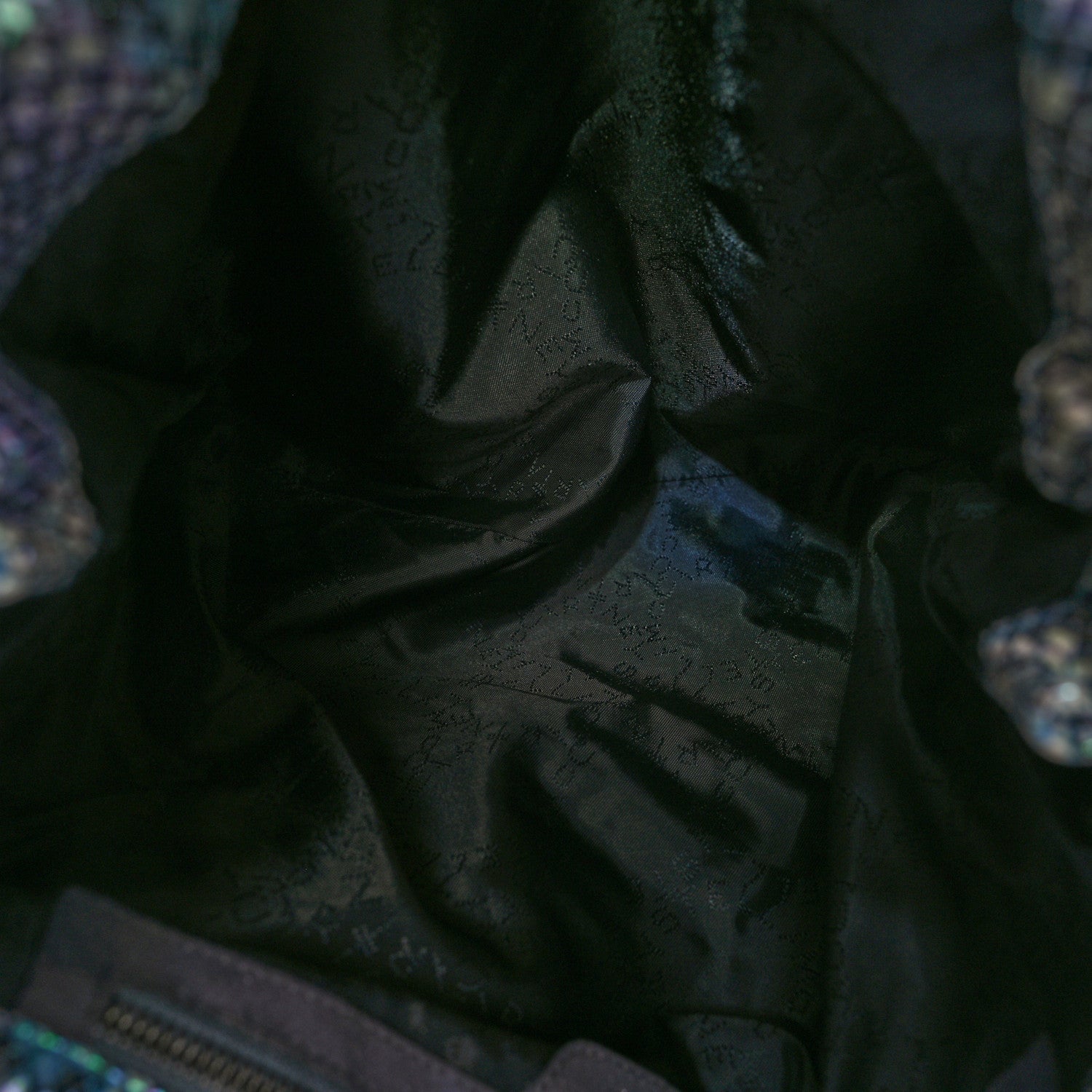 Stella McCartney Eco Python Oleographic Small Falabella Tote Navy 5 of 10