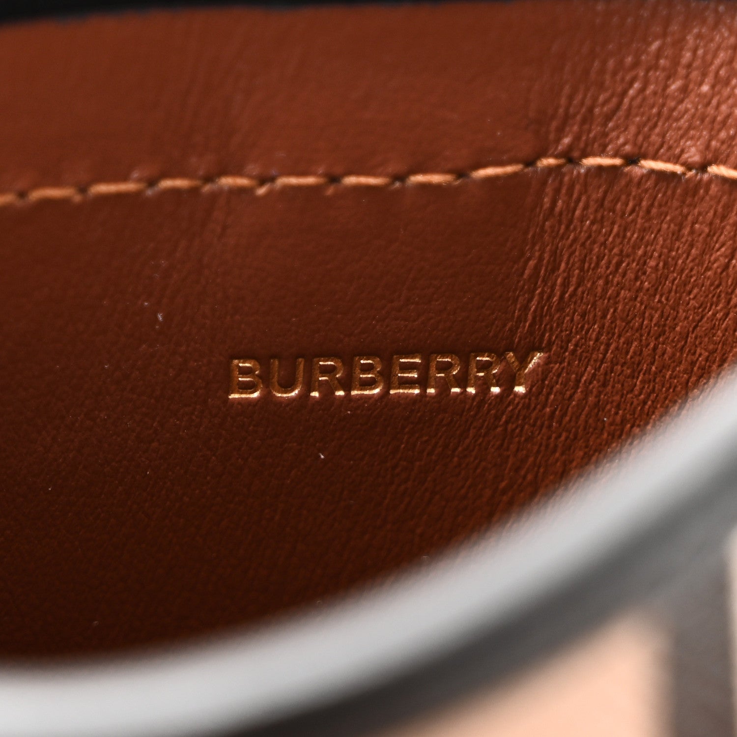 Burberry E-Canvas Calfskin Icon Stripe Anne Phone Case With Strap Archive Beige 6 of 7