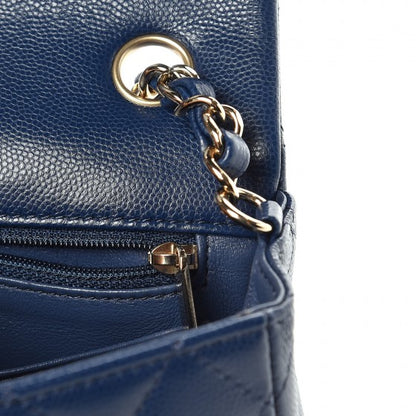 Chanel Caviar Quilted Mini Rectangular Flap Navy 9 of 15