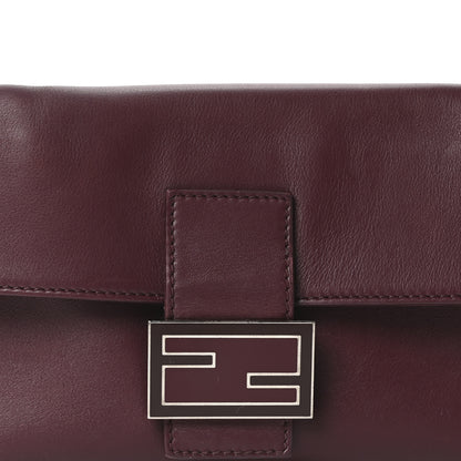 Fendi Vitello Flamingo Enamel Baguette Ciliegia 8 of 10