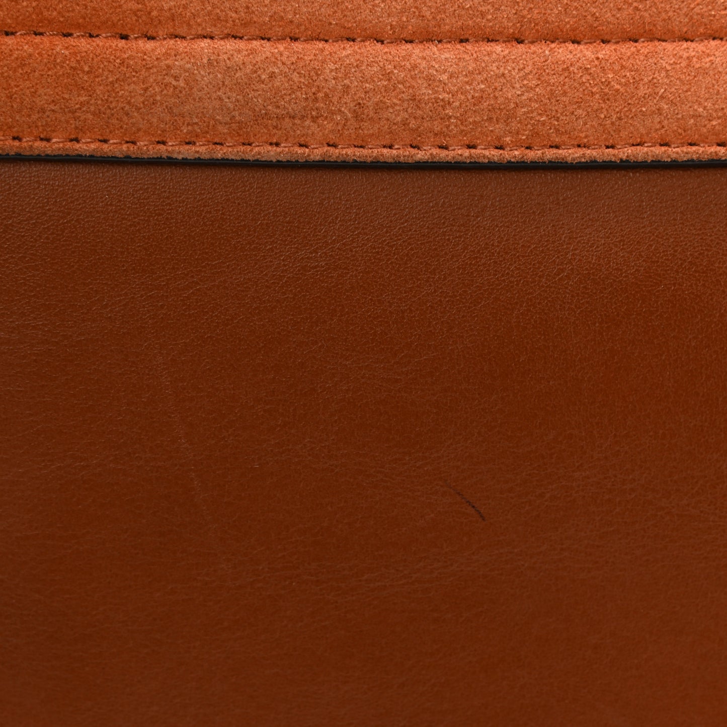 Suede Calfskin Medium Faye Shoulder Bag Tobacco