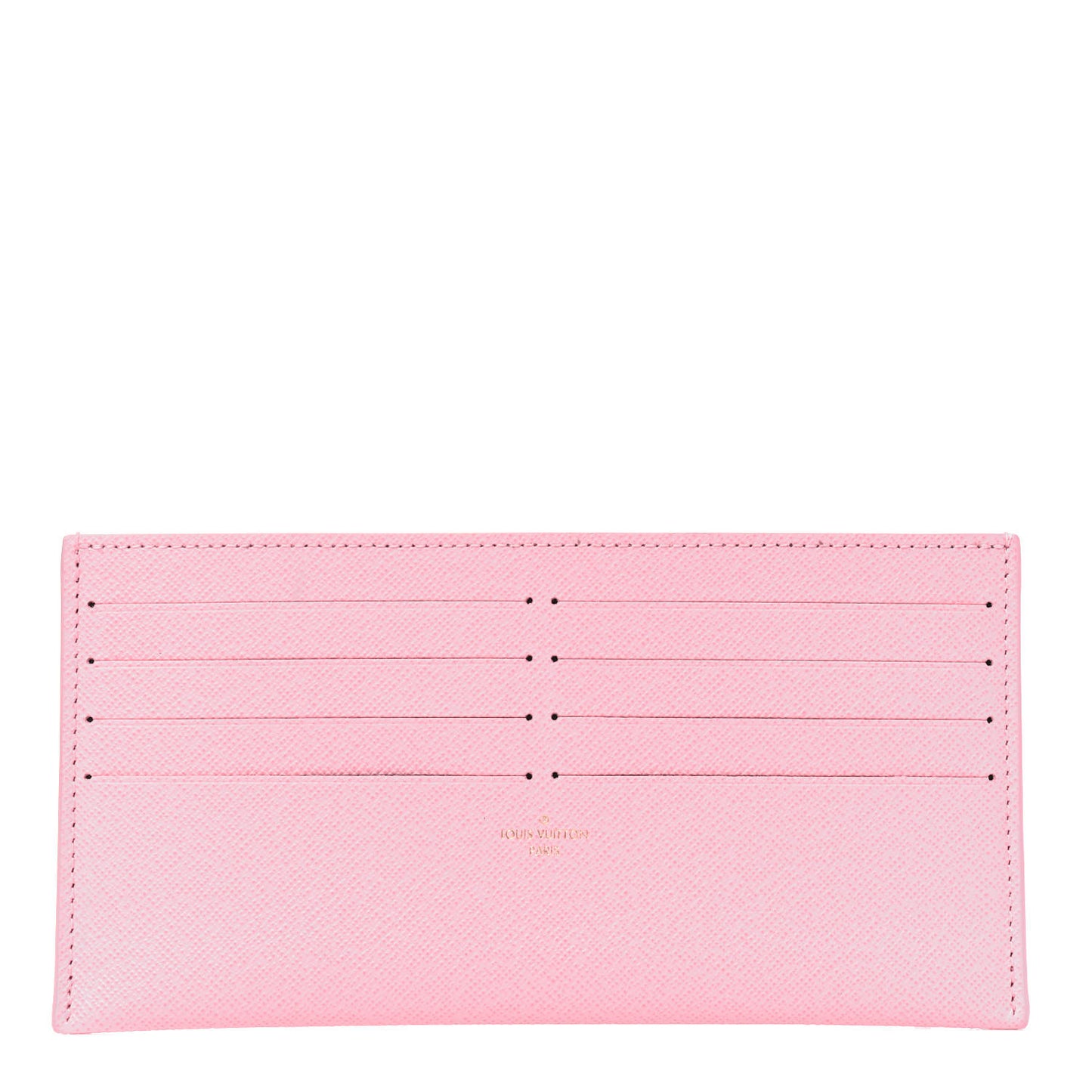 Calfskin Felicie Card Holder Insert Rose Ballerine
