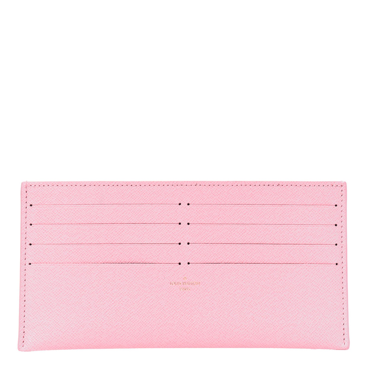 Louis Vuitton Calfskin Felicie Card Holder Insert Rose Ballerine 1 of 4