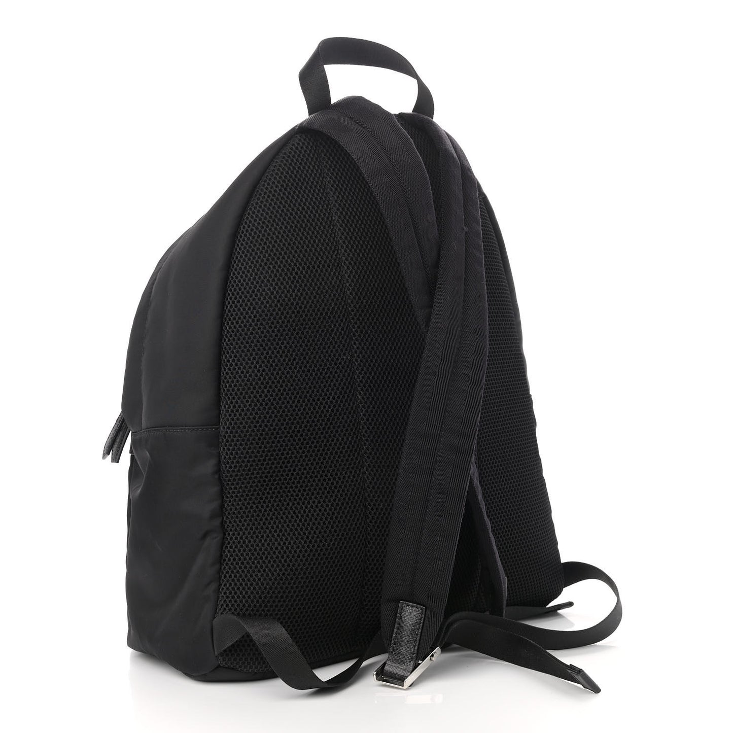Nylon Vitello Elite Monster Eyes Rounded Backpack Black Yellow
